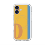スリムプロテクションプレミアムケース with MagSafe［ オリジナル - initial color line - D orange ］