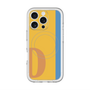 スリムプロテクションプレミアムケース with MagSafe［ オリジナル - initial color line - D orange ］