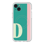 スリムプロテクションプレミアムケース with MagSafe［ オリジナル - initial color line - D green ］