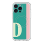 スリムプロテクションプレミアムケース with MagSafe［ オリジナル - initial color line - D green ］