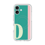 スリムプロテクションプレミアムケース with MagSafe［ オリジナル - initial color line - D green ］