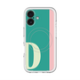 スリムプロテクションプレミアムケース with MagSafe［ オリジナル - initial color line - D green ］