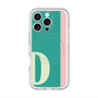 スリムプロテクションプレミアムケース with MagSafe［ オリジナル - initial color line - D green ］