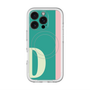 スリムプロテクションプレミアムケース with MagSafe［ オリジナル - initial color line - D green ］