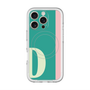スリムプロテクションプレミアムケース with MagSafe［ オリジナル - initial color line - D green ］