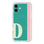 スリムプロテクションプレミアムケース with MagSafe［ オリジナル - initial color line - D green ］