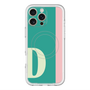 スリムプロテクションプレミアムケース with MagSafe［ オリジナル - initial color line - D green ］