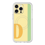 スリムプロテクションプレミアムケース with MagSafe［ オリジナル - initial color line - D yellow ］