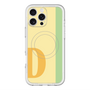 スリムプロテクションプレミアムケース with MagSafe［ オリジナル - initial color line - D yellow ］