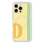 スリムプロテクションプレミアムケース with MagSafe［ オリジナル - initial color line - D yellow ］