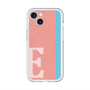 スリムプロテクションプレミアムケース with MagSafe［ オリジナル - initial color line - E pink ］