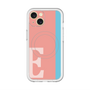 スリムプロテクションプレミアムケース with MagSafe［ オリジナル - initial color line - E pink ］
