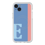 スリムプロテクションプレミアムケース with MagSafe［ オリジナル - initial color line - E blue ］