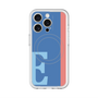 スリムプロテクションプレミアムケース with MagSafe［ オリジナル - initial color line - E blue ］