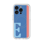 スリムプロテクションプレミアムケース with MagSafe［ オリジナル - initial color line - E blue ］