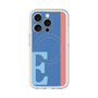 スリムプロテクションプレミアムケース with MagSafe［ オリジナル - initial color line - E blue ］