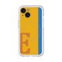 スリムプロテクションプレミアムケース with MagSafe［ オリジナル - initial color line - E orange ］