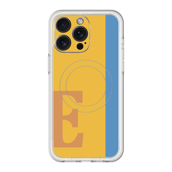 スリムプロテクションプレミアムケース with MagSafe［ オリジナル - initial color line - E orange ］