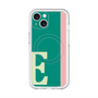 スリムプロテクションプレミアムケース with MagSafe［ オリジナル - initial color line - E green ］