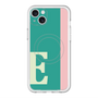 スリムプロテクションプレミアムケース with MagSafe［ オリジナル - initial color line - E green ］