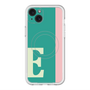 スリムプロテクションプレミアムケース with MagSafe［ オリジナル - initial color line - E green ］