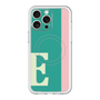 スリムプロテクションプレミアムケース with MagSafe［ オリジナル - initial color line - E green ］