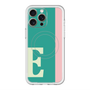 スリムプロテクションプレミアムケース with MagSafe［ オリジナル - initial color line - E green ］