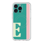 スリムプロテクションプレミアムケース with MagSafe［ オリジナル - initial color line - E green ］