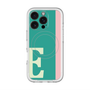スリムプロテクションプレミアムケース with MagSafe［ オリジナル - initial color line - E green ］