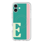 スリムプロテクションプレミアムケース with MagSafe［ オリジナル - initial color line - E green ］