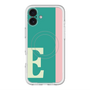 スリムプロテクションプレミアムケース with MagSafe［ オリジナル - initial color line - E green ］