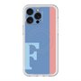 スリムプロテクションプレミアムケース with MagSafe［ オリジナル - initial color line - F blue ］