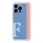 スリムプロテクションプレミアムケース with MagSafe［ オリジナル - initial color line - F blue ］
