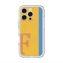スリムプロテクションプレミアムケース with MagSafe［ オリジナル - initial color line - F orange ］