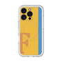スリムプロテクションプレミアムケース with MagSafe［ オリジナル - initial color line - F orange ］