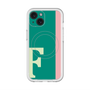 スリムプロテクションプレミアムケース with MagSafe［ オリジナル - initial color line - F green ］