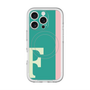 スリムプロテクションプレミアムケース with MagSafe［ オリジナル - initial color line - F green ］