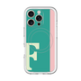 スリムプロテクションプレミアムケース with MagSafe［ オリジナル - initial color line - F green ］