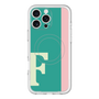 スリムプロテクションプレミアムケース with MagSafe［ オリジナル - initial color line - F green ］