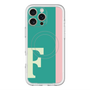 スリムプロテクションプレミアムケース with MagSafe［ オリジナル - initial color line - F green ］
