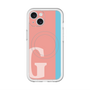 スリムプロテクションプレミアムケース with MagSafe［ オリジナル - initial color line - G pink ］