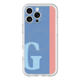 スリムプロテクションプレミアムケース with MagSafe［ オリジナル - initial color line - G blue ］