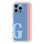 スリムプロテクションプレミアムケース with MagSafe［ オリジナル - initial color line - G blue ］
