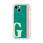スリムプロテクションプレミアムケース with MagSafe［ オリジナル - initial color line - G green ］