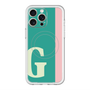 スリムプロテクションプレミアムケース with MagSafe［ オリジナル - initial color line - G green ］