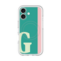スリムプロテクションプレミアムケース with MagSafe［ オリジナル - initial color line - G green ］