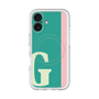 スリムプロテクションプレミアムケース with MagSafe［ オリジナル - initial color line - G green ］