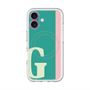 スリムプロテクションプレミアムケース with MagSafe［ オリジナル - initial color line - G green ］
