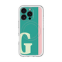 スリムプロテクションプレミアムケース with MagSafe［ オリジナル - initial color line - G green ］