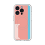 スリムプロテクションプレミアムケース with MagSafe［ オリジナル - initial color line - I pink ］